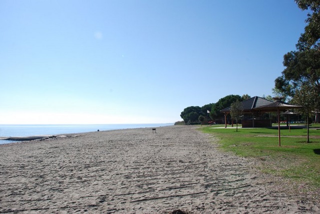 Hausstrand Richtung Norden