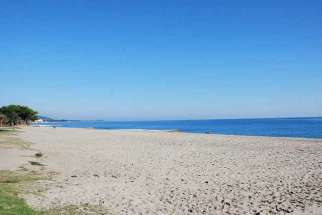 Hausstrand Richtung Süden